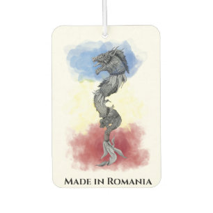 Ambientador Bandera nacional rumana y antiguo Lobo Daciano