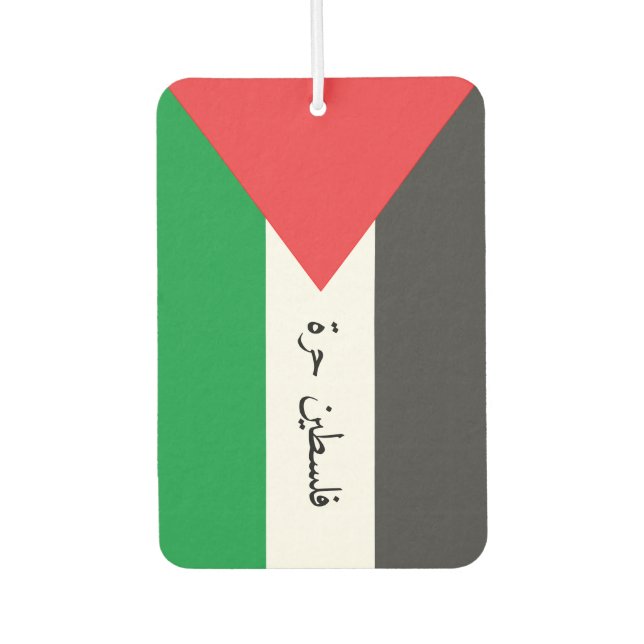 Ambientador Bandera palestina Libre Palestina (Anverso)