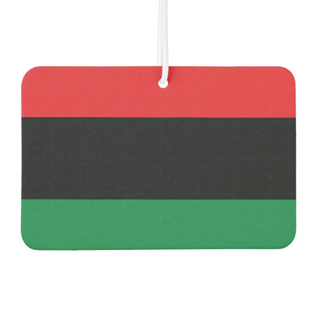Ambientador Bandera roja, negra y verde (Anverso)