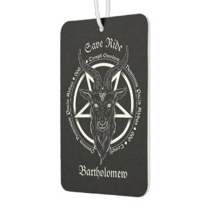 Ambientador Baphomet con sello mágico personalizado