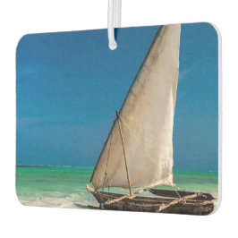 Ambientador Barco de pesca tradicional en la playa