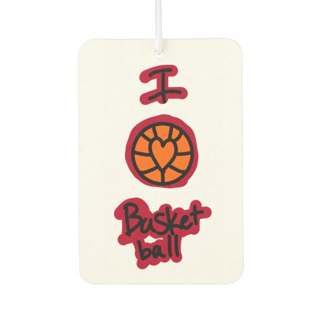 Ambientador basket ball lover item (Anverso)