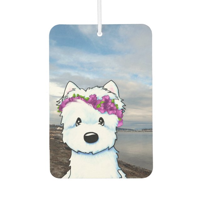 Ambientador Beach Blossom Westie (Anverso)