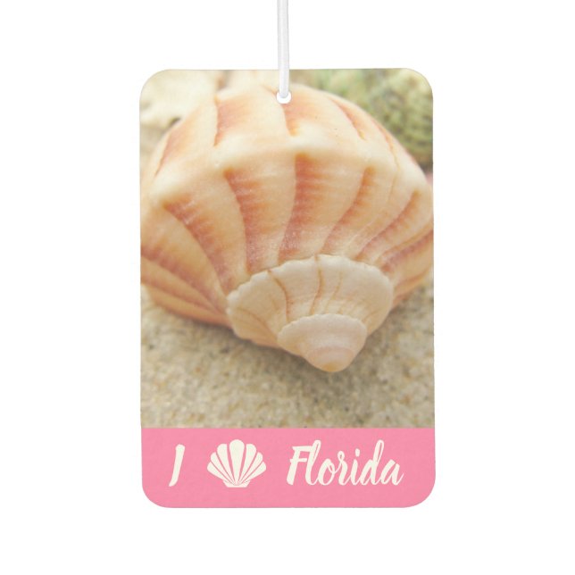Ambientador Beach Seashell Florida Air Freshener (Anverso)