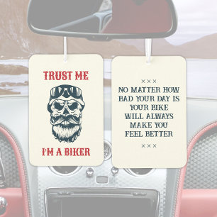 Ambientador Beard Skull   Motocicleta   Créeme que soy un cicl