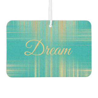 Ambientador Beautiful Modern Turquoise Blue and Gold Dream