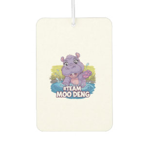 Ambientador Bebé Moo-Deng Pygmy Hippo lindo zoológico divertid