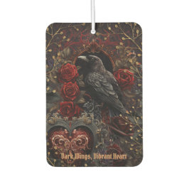 Ambientador Belleza Gótica Oscura Rosas Rojas Cuervo Pájaro Ne