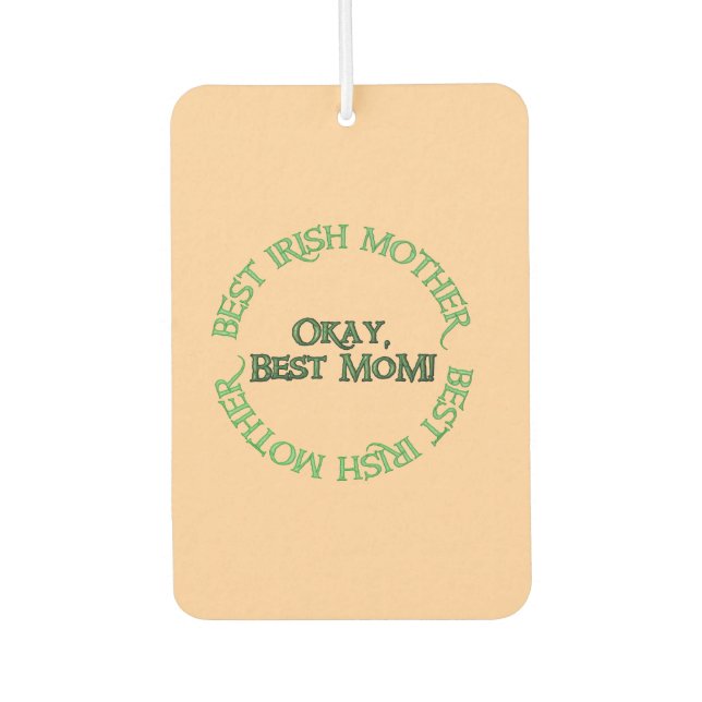 Ambientador Best Irish Mother tan car air freshener (Anverso)