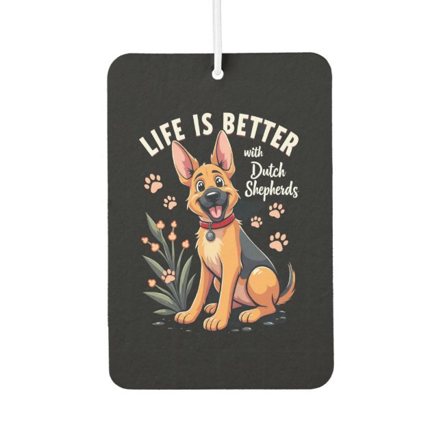 Ambientador Best life with Dutch Shepherd Tank Top (Anverso)