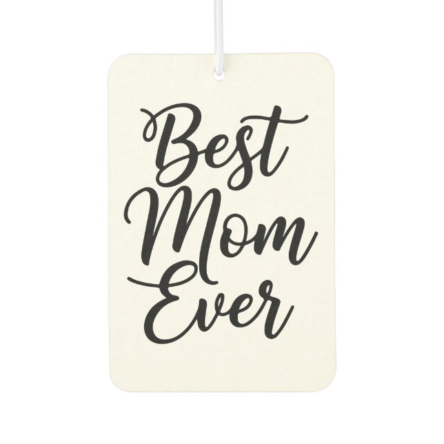 Ambientador Best Mom Ever 1 Custom Photo Black White (Anverso)