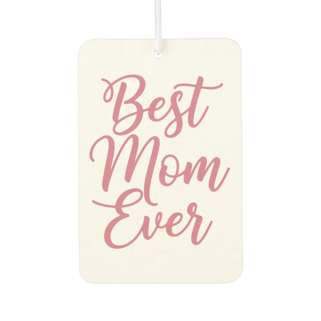 Ambientador Best Mom Ever 1 Custom Photo Pink (Anverso)