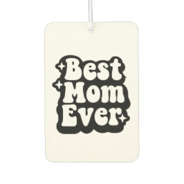 Ambientador Best Mom Ever 1 Custom Photo Retro Groovy