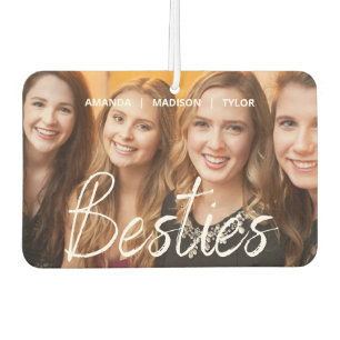 Ambientador Besties   Foto de nombres personalizados de los me