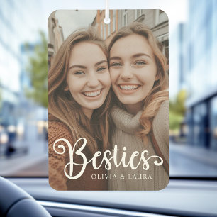 Ambientador Besties mejores amigos nombres personalizados foto