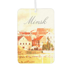 Ambientador Bielorrusia Minsk Architecture Car Air Freshener