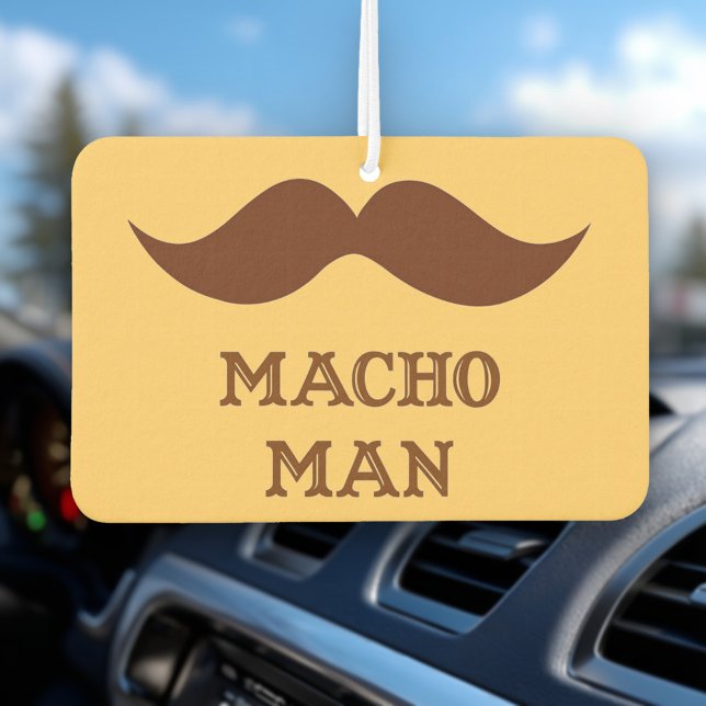 Ambientador Bigote divertido de hombre macho (Subido por el creador)