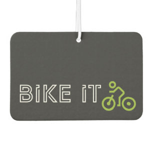 Ambientador BIKE IT - Símbolo verde de ciclismo