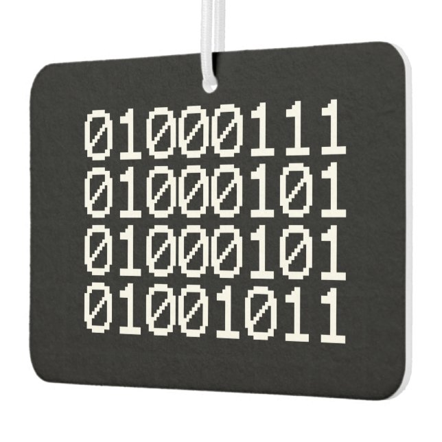 AMBIENTADOR BINARY GEEK AIR FRESHENER (Izquierda)