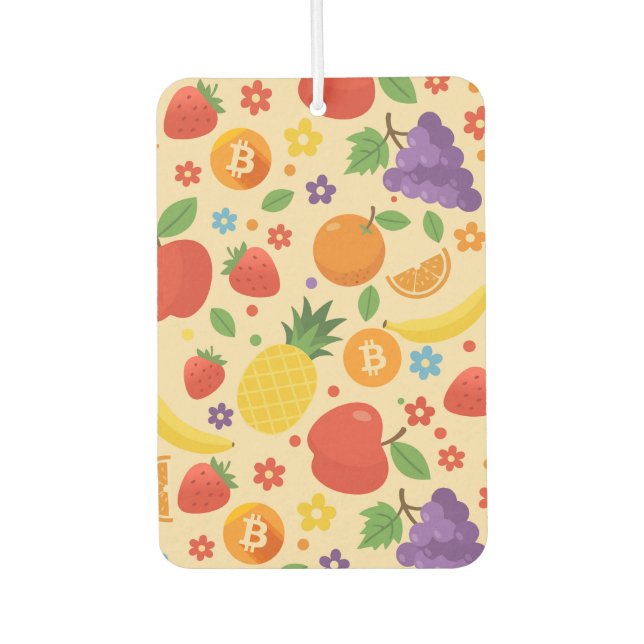 Ambientador Bitcoin Fruits (Anverso)