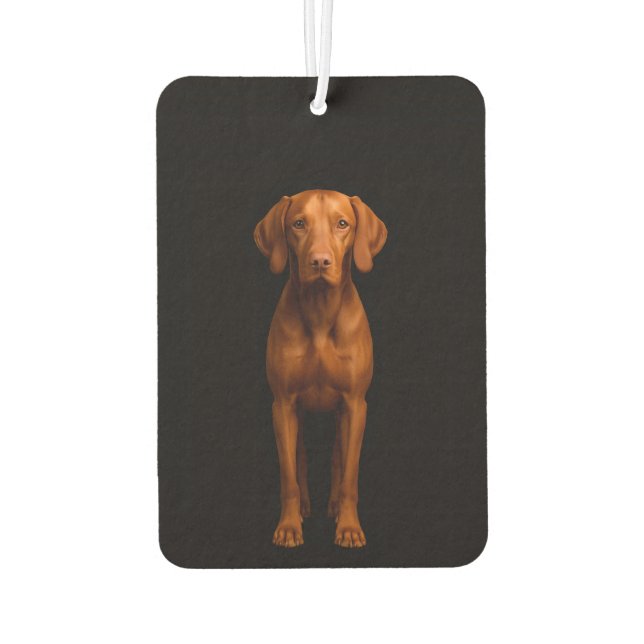 Ambientador Black 4 Luxe Car Air Fresheners, Agile Vizsla Dog (Reverso)