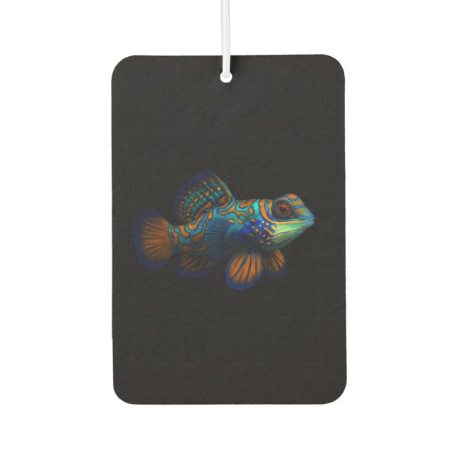 Ambientador Black 4 Luxe Car Air Fresheners, Dragonet Mandarin (Anverso)