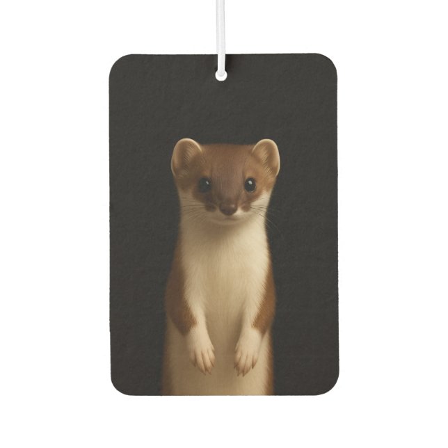 Ambientador Black 4 Luxe Car Air Fresheners, Elegant Weasel (Anverso)