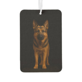 Ambientador Black 4 Luxe Car Air Fresheners, German Shepherd