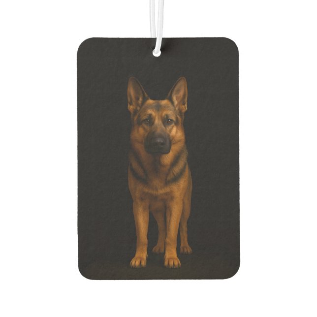 Ambientador Black 4 Luxe Car Air Fresheners, German Shepherd (Reverso)