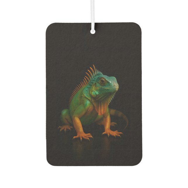 Ambientador Black 4 Luxe Car Air Fresheners, Green Iguana (Anverso)