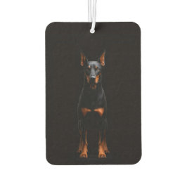 Ambientador Black 4 Luxe Car Air Fresheners, Guardian Doberman