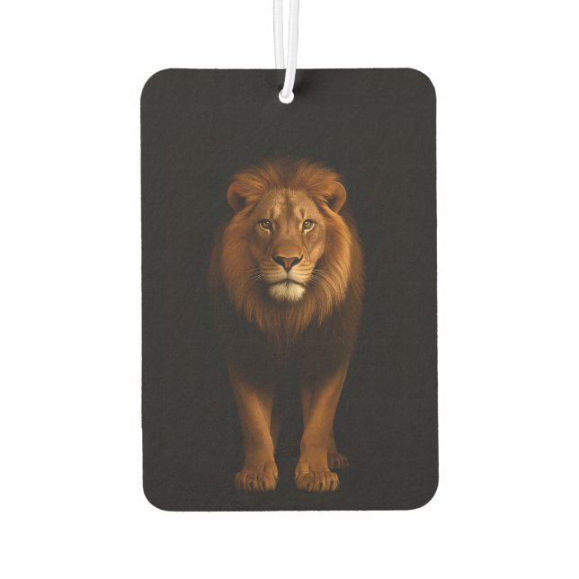 Ambientador Black 4 Luxe Car Air Fresheners, Majestic Lion (Reverso)