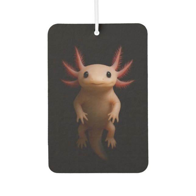 Ambientador Black 4 Luxe Car Air Fresheners, Mexican Axolotl (Anverso)