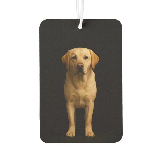 Ambientador Black 4 Luxe Car Air Fresheners Minimal Labrador (Reverso)