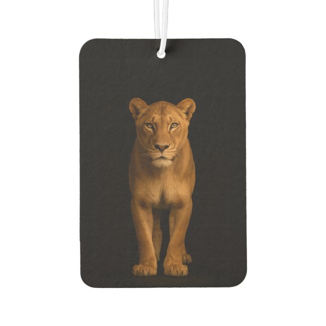 Ambientador Black 4 Luxe Car Air Fresheners, Noble Lioness (Reverso)