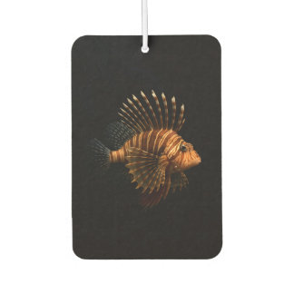 Ambientador Black 4 Luxe Car Air Fresheners, Red Lionfish