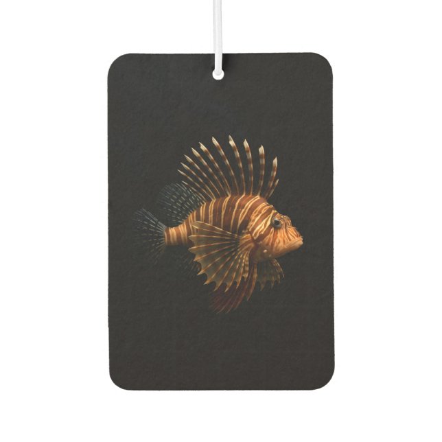 Ambientador Black 4 Luxe Car Air Fresheners, Red Lionfish (Anverso)