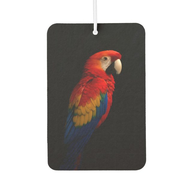 Ambientador Black 4 Luxe Car Air Fresheners, Scarlet Parrot (Anverso)