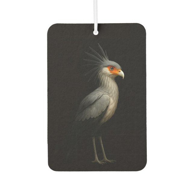 Ambientador Black 4 Luxe Car Air Fresheners, Secretarybird (Anverso)