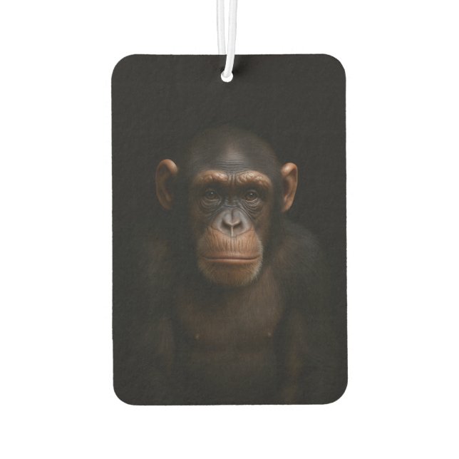 Ambientador Black 4 Luxe Car Air Fresheners, Serene Chimpanzee (Reverso)