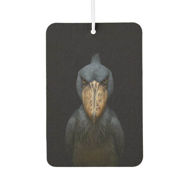 Ambientador Black 4 Luxe Car Air Fresheners, Shoebill Bird (Anverso)