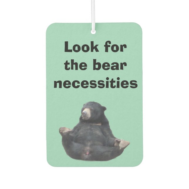 Ambientador Black Bear (Anverso)