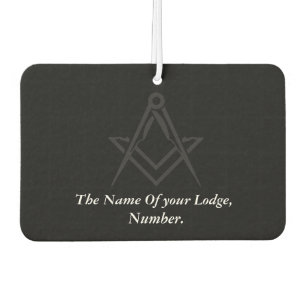Ambientador Black Masonic Master Mason Freemason