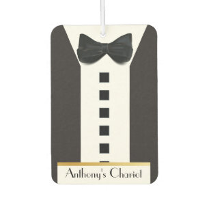 Ambientador Black Tie Tuxedo 🎩 Gracioso Monograma