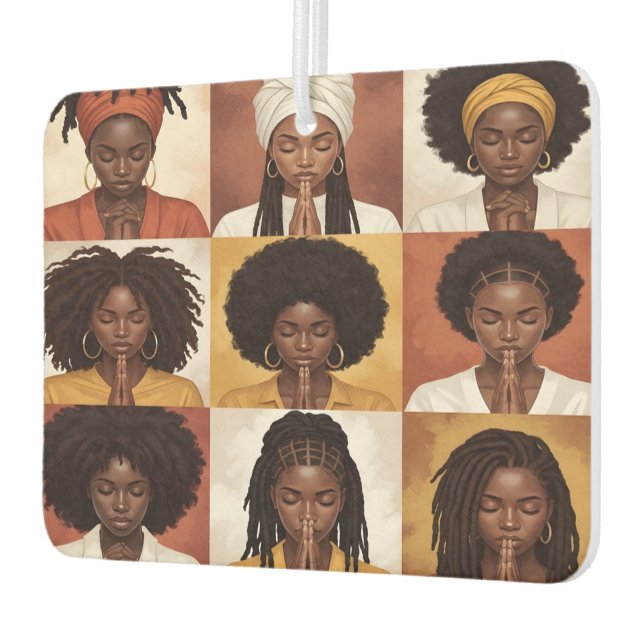 Ambientador Black Women Praying Air Freshener (Izquierda)