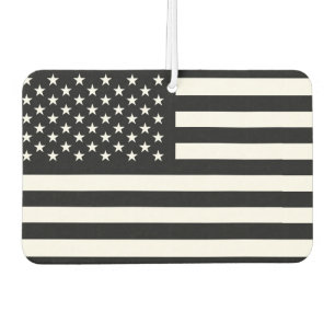 Ambientador Blanco del negro de la bandera americana