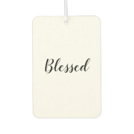 Ambientador Blessed texto del guión de personalizado blanco ne