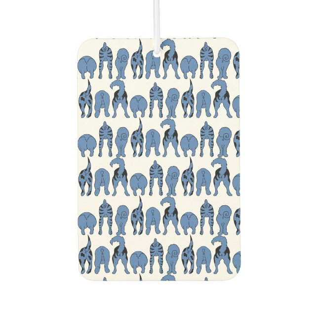 Ambientador Blue Dog Butts Pattern (Anverso)
