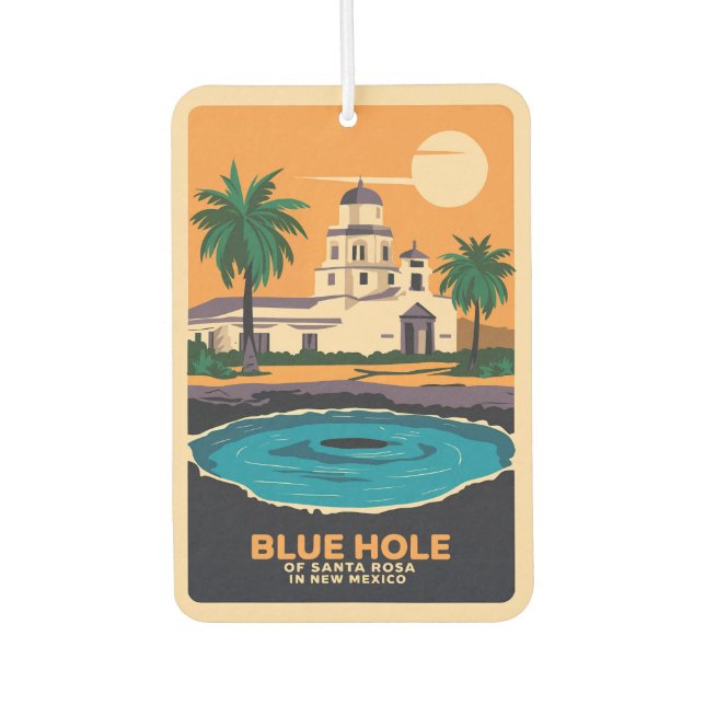 Ambientador Blue Hole Nuevo México Viaje de arte (Anverso)