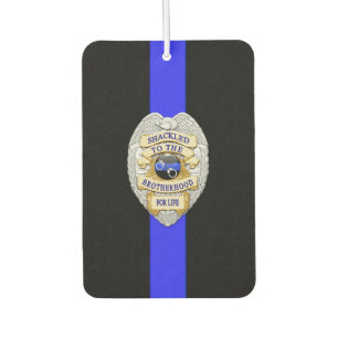 Ambientador Blue Line fino Badge Shackled a la fraternidad
